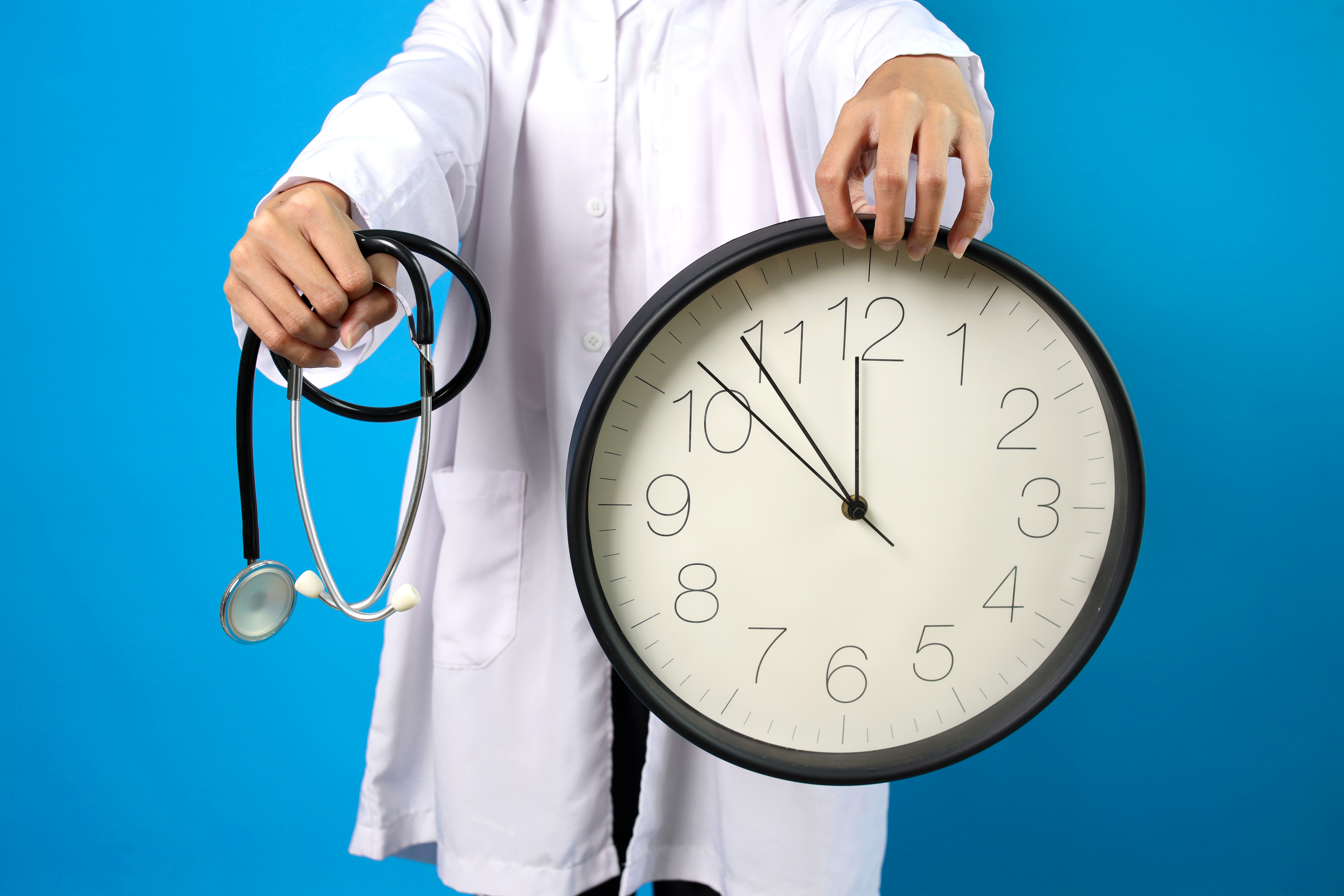 Physician spending time with patient